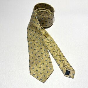 YSL  Gold Patterned Tie
